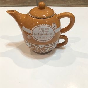 NWOT-Abbey Press Ceramic Tea Pot